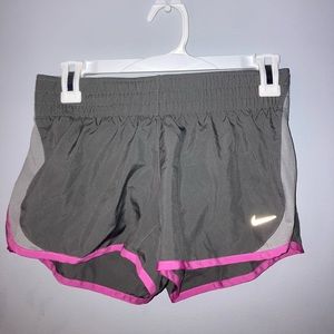 grey nike running shorts